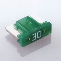 ISO 8820 Zielony mini bezpiecznik 58 V 30 A o niskim profilu